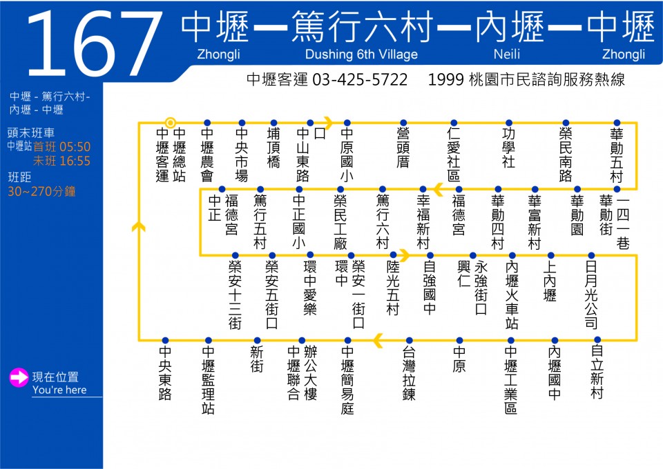 167路線圖