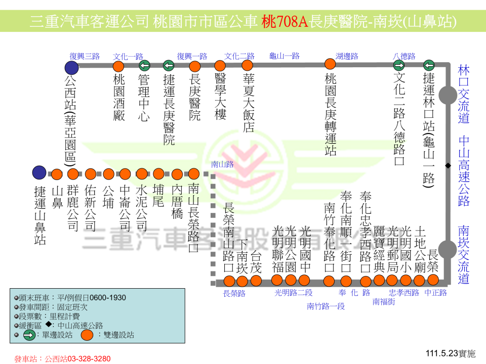 708A路線圖